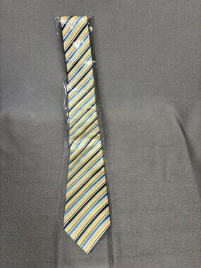 Witzroys Mens Striped Necktie Handmade Dry Clean Only One Size NWB